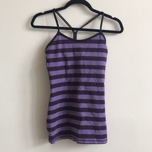 Lululemon Power Y, Purple stripe